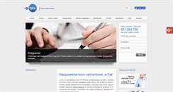 Desktop Screenshot of e-tax.com.pl